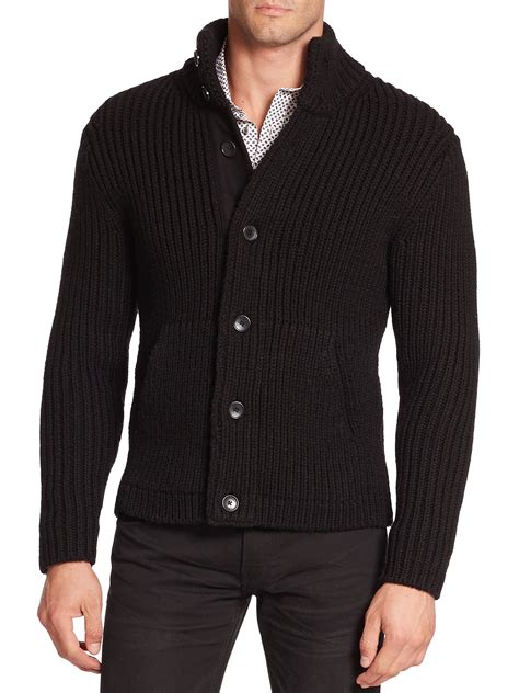 michael kors mens ribbed cardigan sweater|Michael Kors sweater women's.